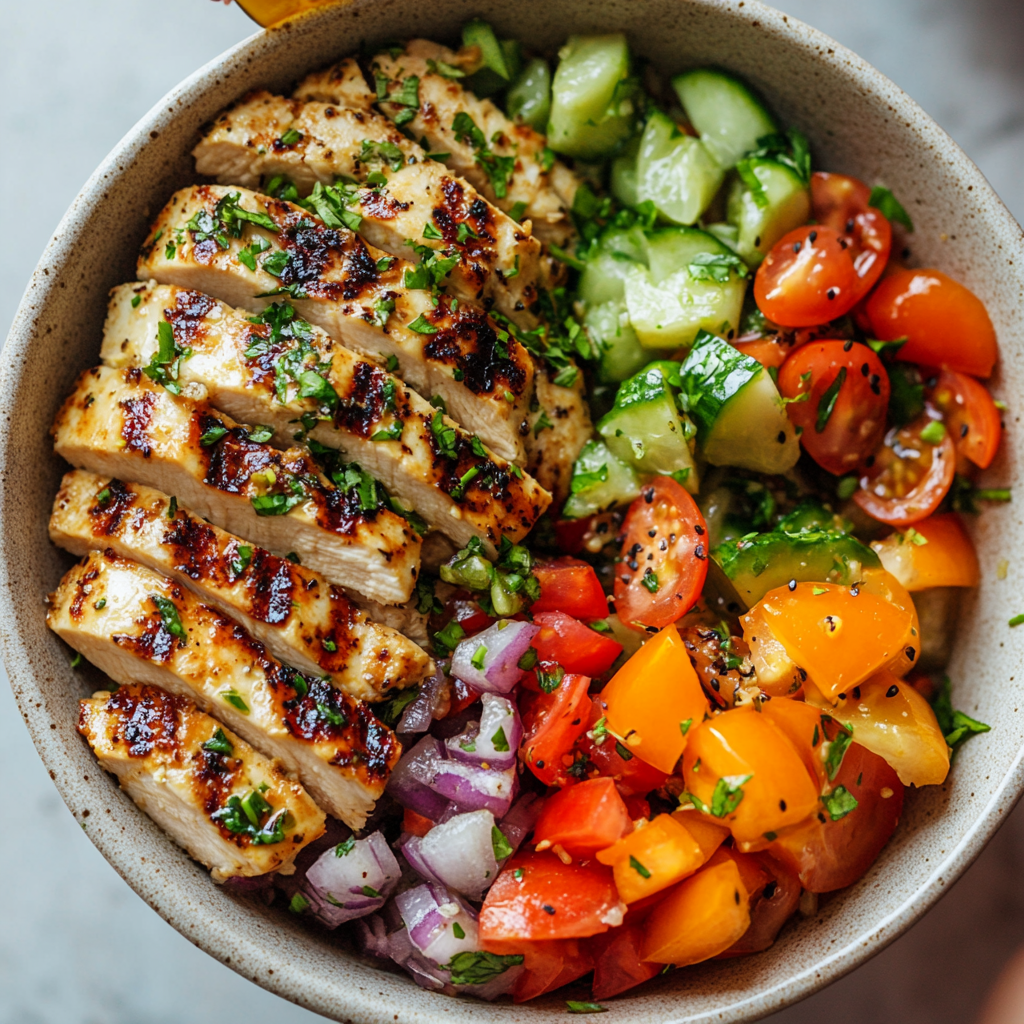 Best BBQ Sauces for High-Protein Chicken Bowls (Sweet, Smoky & Spicy) 9 Preparing a BBQ chicken high-protein bowl