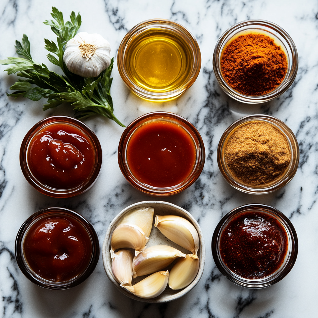 Best BBQ Sauces for High-Protein Chicken Bowls (Sweet, Smoky & Spicy) 7 Ingredients for sweet and smoky homemade BBQ sauce
