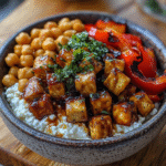 Vegetarian BBQ Cottage Cheese Bowls – The Best 3 Plant-Powered BBQ Ideas 8 Vegetarian BBQ Cottage Cheese Bowl with jackfruit and tofu