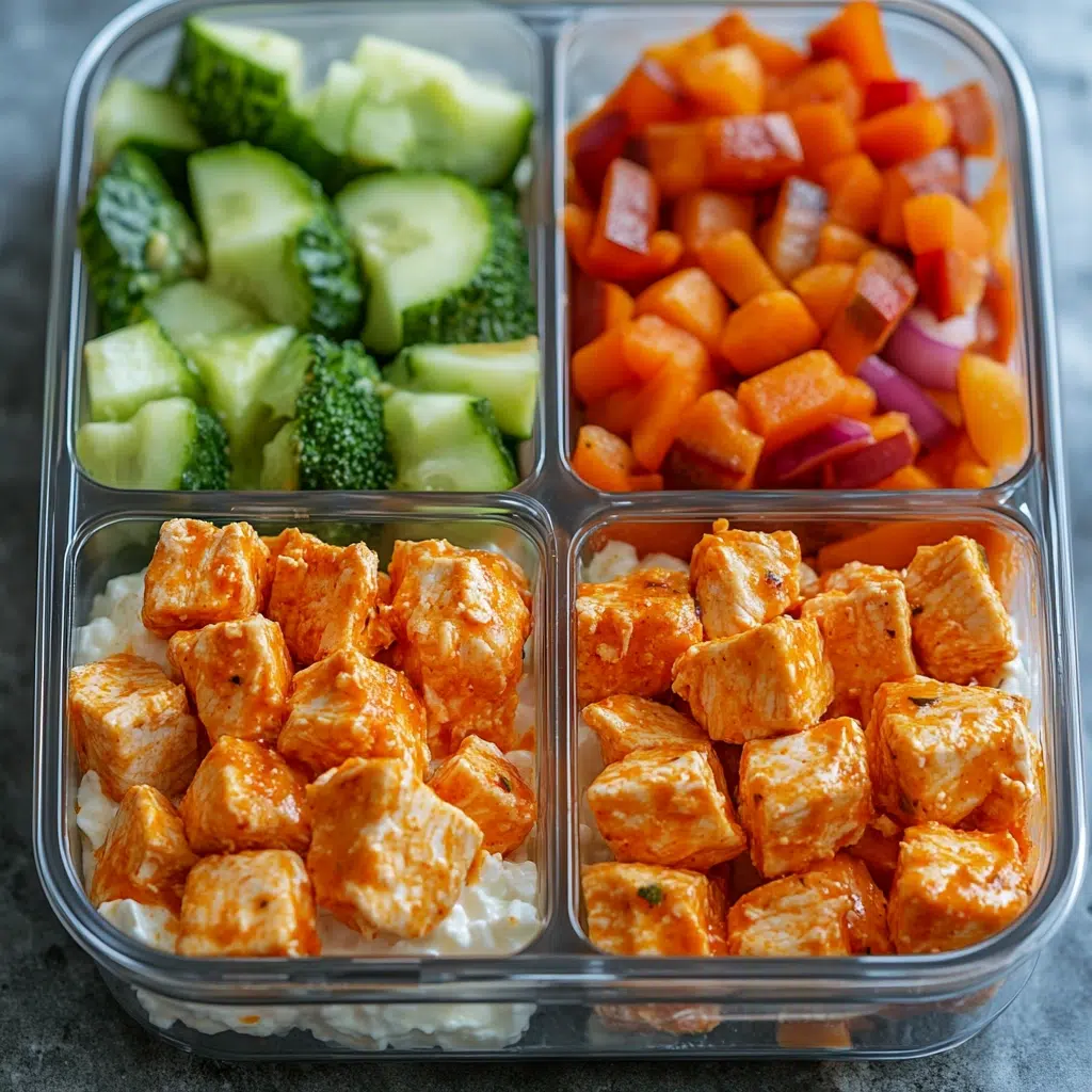 Buffalo Chicken Cottage Cheese Bowl Recipe – The Best High-Protein Meal Prep Idea 9 buffalo chicken cottage cheese bowl meal prep container